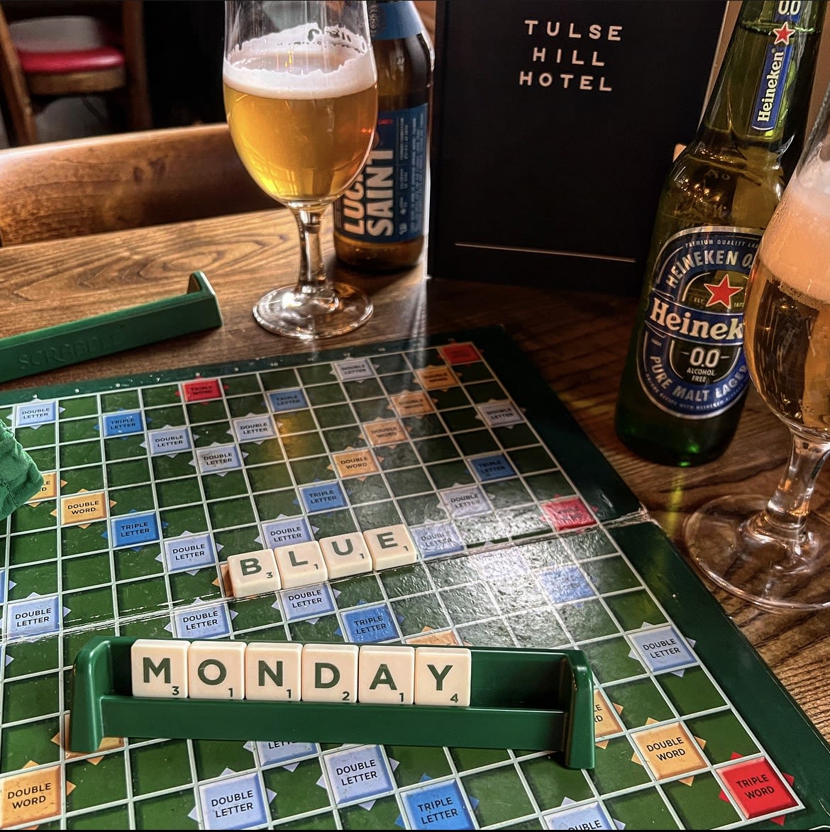 Don’t get caught in Blue Monday & cheer yourself up with game night! Grab your friend and fam and enjoy good selection of drinks & don’t forget about 50% off Mains 🤤
We’ve got you!
.
.
.
.
.
#tulsehillhotel #gastropub #50%off #bluemonday #boardgames #se24 #tothepub