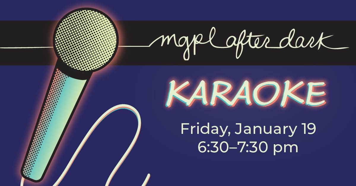 We're having another karaoke night on Friday, January 19 at 6:30pm 🎤 Don't worry; it'll be a judgment-free zone, so sing to your heart's content! No registration required.