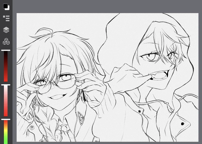 MVが出る前になんとか描きたかったけど……一旦wip 