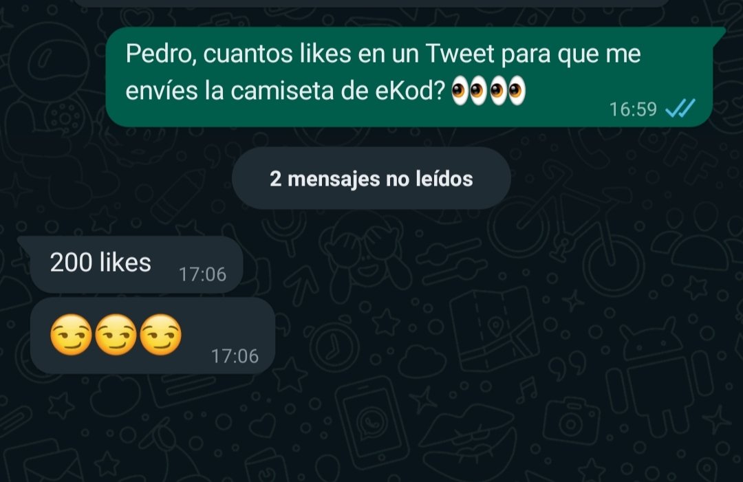 200 likes🤎 y <a href="/PedroMNG_/">Pedro</a> me envía la camiseta de @eKodEsports 

Ayuda 🫂🤎