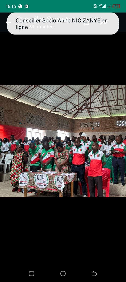 mbonisaac5's tweet photo. Ubuserukizi bwa @CnddFdd muntara yagutse  ya Bujumbura buserukiwe na SPA Hon Dieudonné NAHIMANA  kuruyu wa 14/1/2024 bwagendeye abagumyabanga bo muri komine muhuta aho babahamagariye kubumbatira amahoro n'umutekano,kwuzuzanya ,kwitaho ibikorwa vy'iterambere,gukomeza umugambwe https://t.co/UcwvMHK0Wv