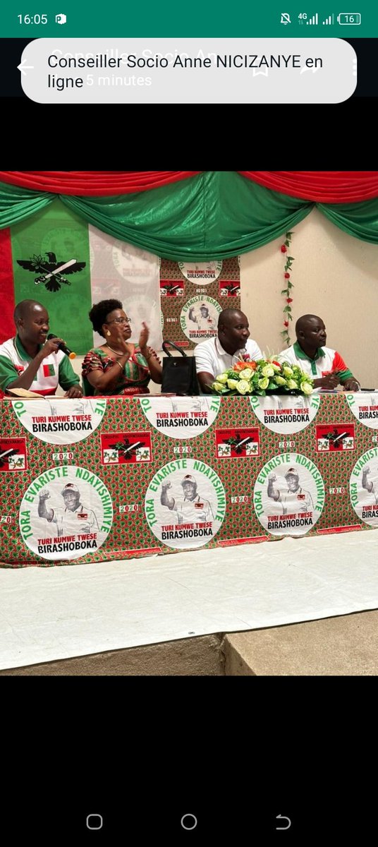 mbonisaac5's tweet photo. Ubuserukizi bwa @CnddFdd muntara yagutse  ya Bujumbura buserukiwe na SPA Hon Dieudonné NAHIMANA  kuruyu wa 14/1/2024 bwagendeye abagumyabanga bo muri komine muhuta aho babahamagariye kubumbatira amahoro n'umutekano,kwuzuzanya ,kwitaho ibikorwa vy'iterambere,gukomeza umugambwe https://t.co/UcwvMHK0Wv