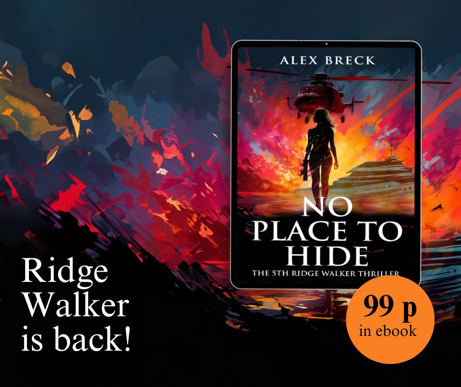 Today, Sunday is your last chance to grab NO PLACE TO HIDE for 99c/99p amzn.to/3vxS8OK 
#kindlebooks #indieauthor