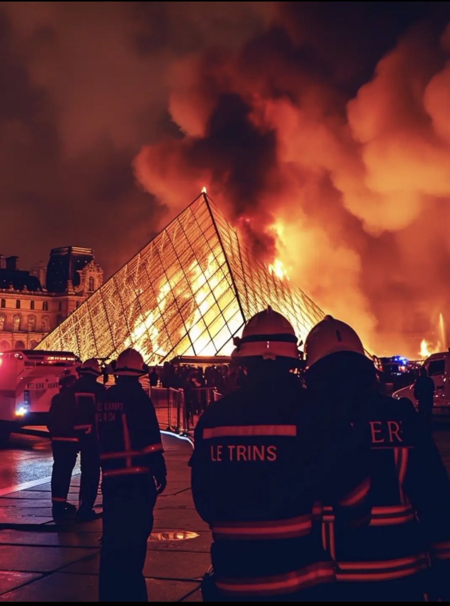 maesenhess's tweet photo. Ptdrrr je suis sur que les américains ne savaient pas qu’il y avait eu un incendie au Louvre https://t.co/ayiXWQvC1z
