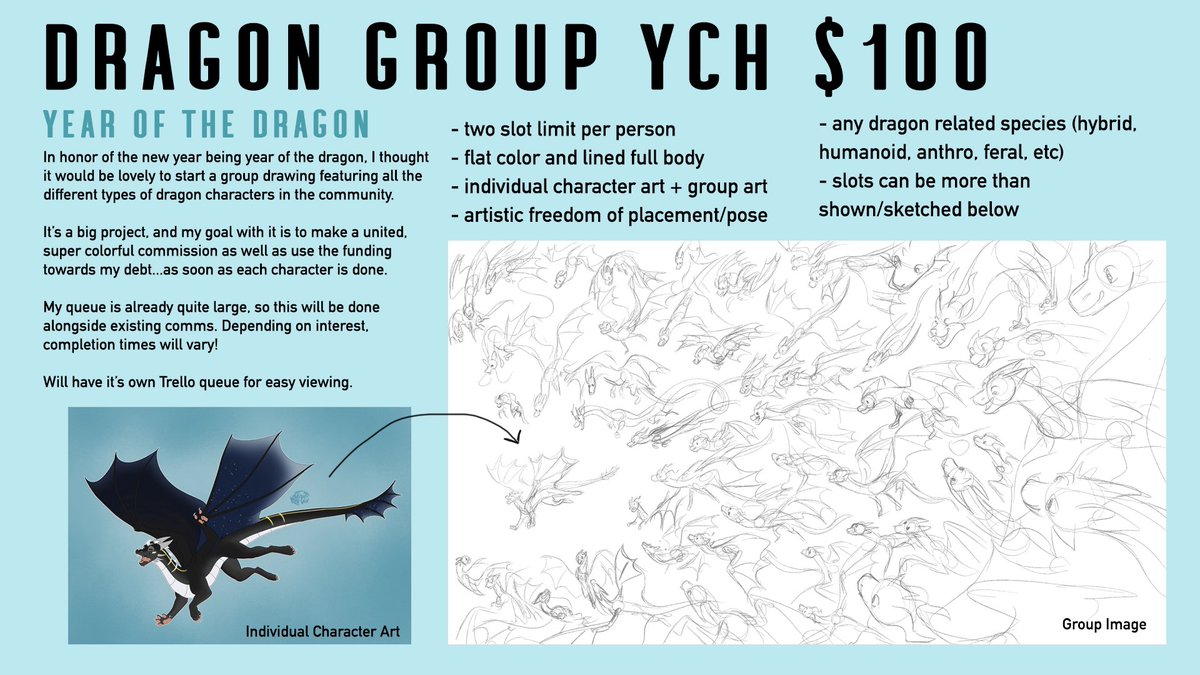 KhaoticVex's tweet photo. Calling all dragon fans!! Want to be featured in a big group art? Now is your chance 👀 https://t.co/515FptXhp4