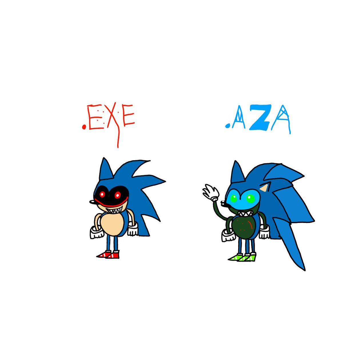 BoadaGeiser's tweet image. Aquí para los que no entendieron bien el concepto de los .aza
#horror #fridaynightfunkin #FNF #terror #arte #execommunity #EXE #SONIC #sonicexe #SonicTheHedgehog #SonicTheHedeghog #sonicfanart #creepypasta #creepy #concept #idea #ideas #Popular #art #SonicX #ATERRADOR
