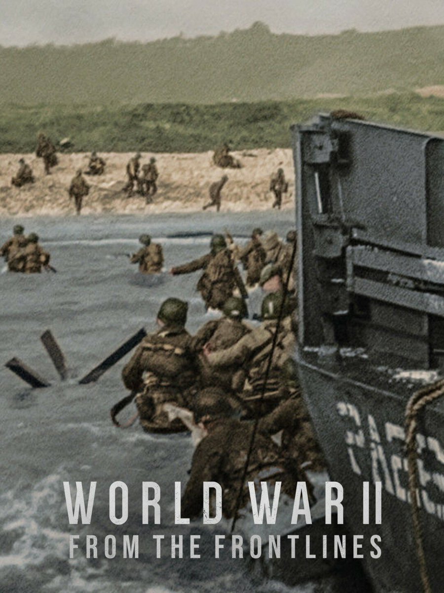 «World War II: From The Frontlines» от Netflix только на усовершенствованных архивных сьемках. Впечатляет. Давно не видел столь интересной документалки.