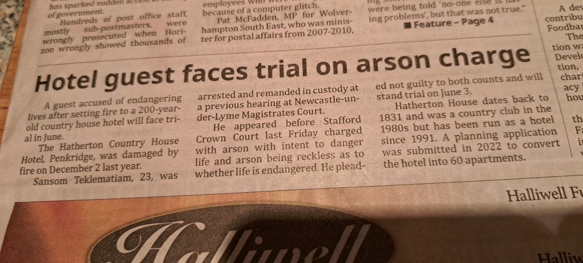 enigma915's tweet photo. @MrFezz15 @johnneilbrown Less to set fire to the hotel they get put in. Guest lol! #ExpressandStar are trying to play it down #penkridge https://t.co/WShdMhfXiz