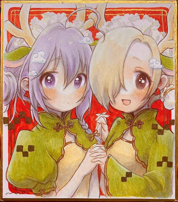 描き初めです
