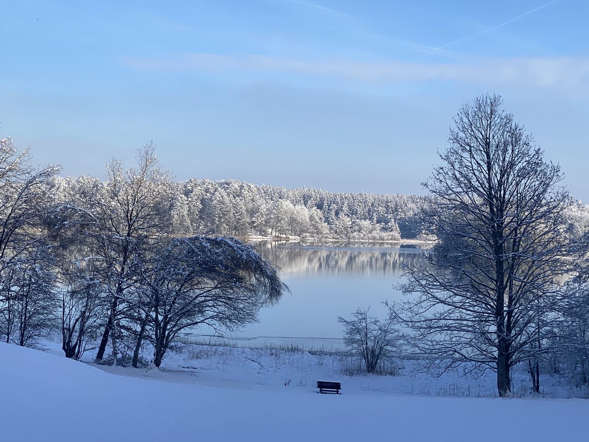 Herrmaennchen's tweet photo. So ist der Winter schön. #Osterseen https://t.co/mQATj2paBl
