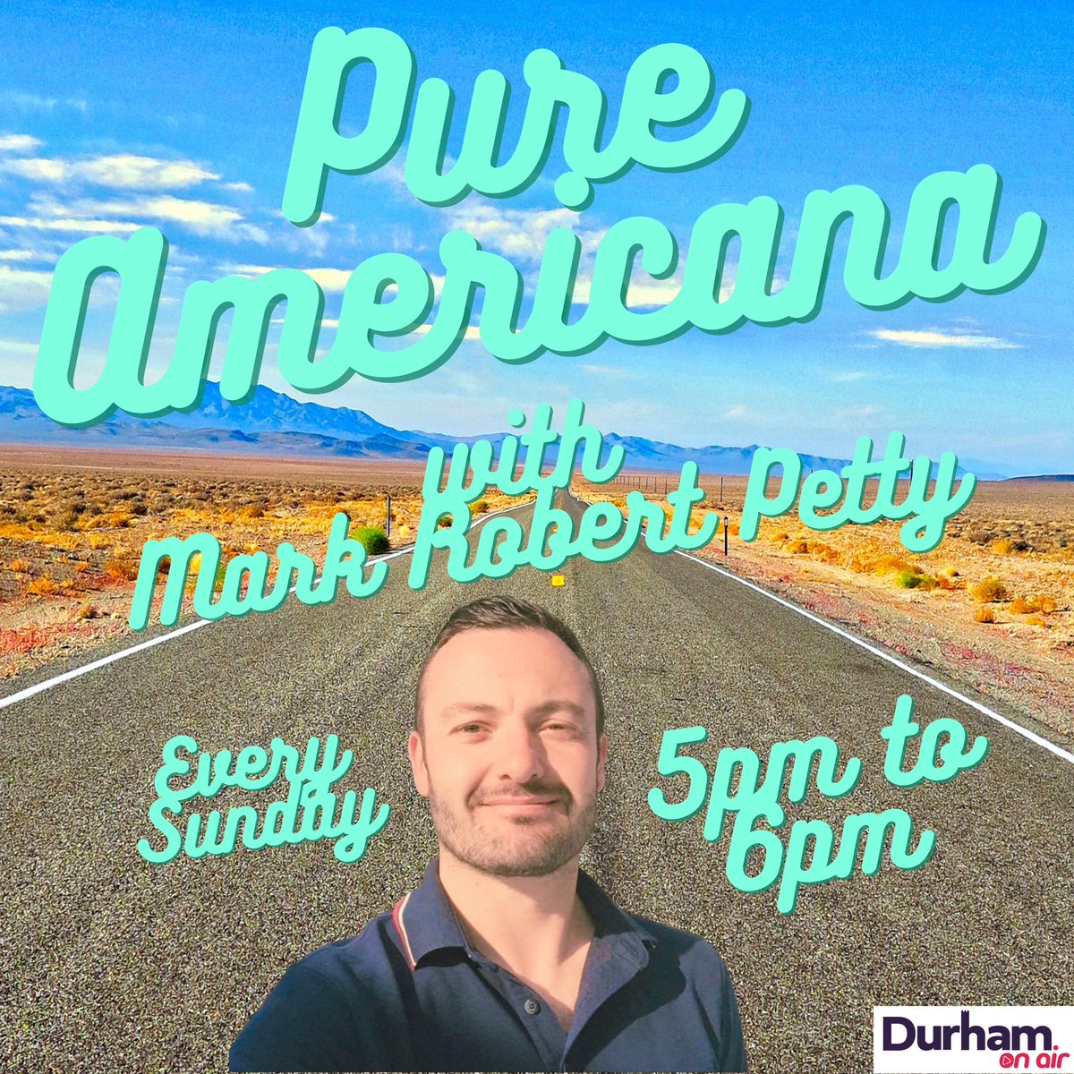 durhamonair's tweet photo. Pure Americana - With @markrobertpetty 
17:00 - 18:00
Join Mark for an hour of Pure Americana celebrating the very best in Country, Folk, Folk Rock and Bluegrass. https://t.co/ou9xWM947r