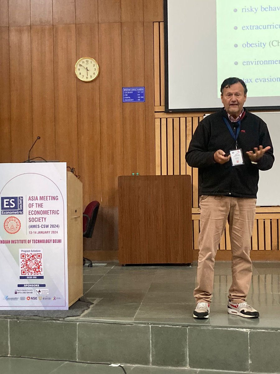 econ_iitd's tweet photo. And that's a wrap! Day 2 of #AMES2024 successfully concluded 😊 Many thanks to all presenters and participants for joining! https://t.co/BPa3FW8kuM