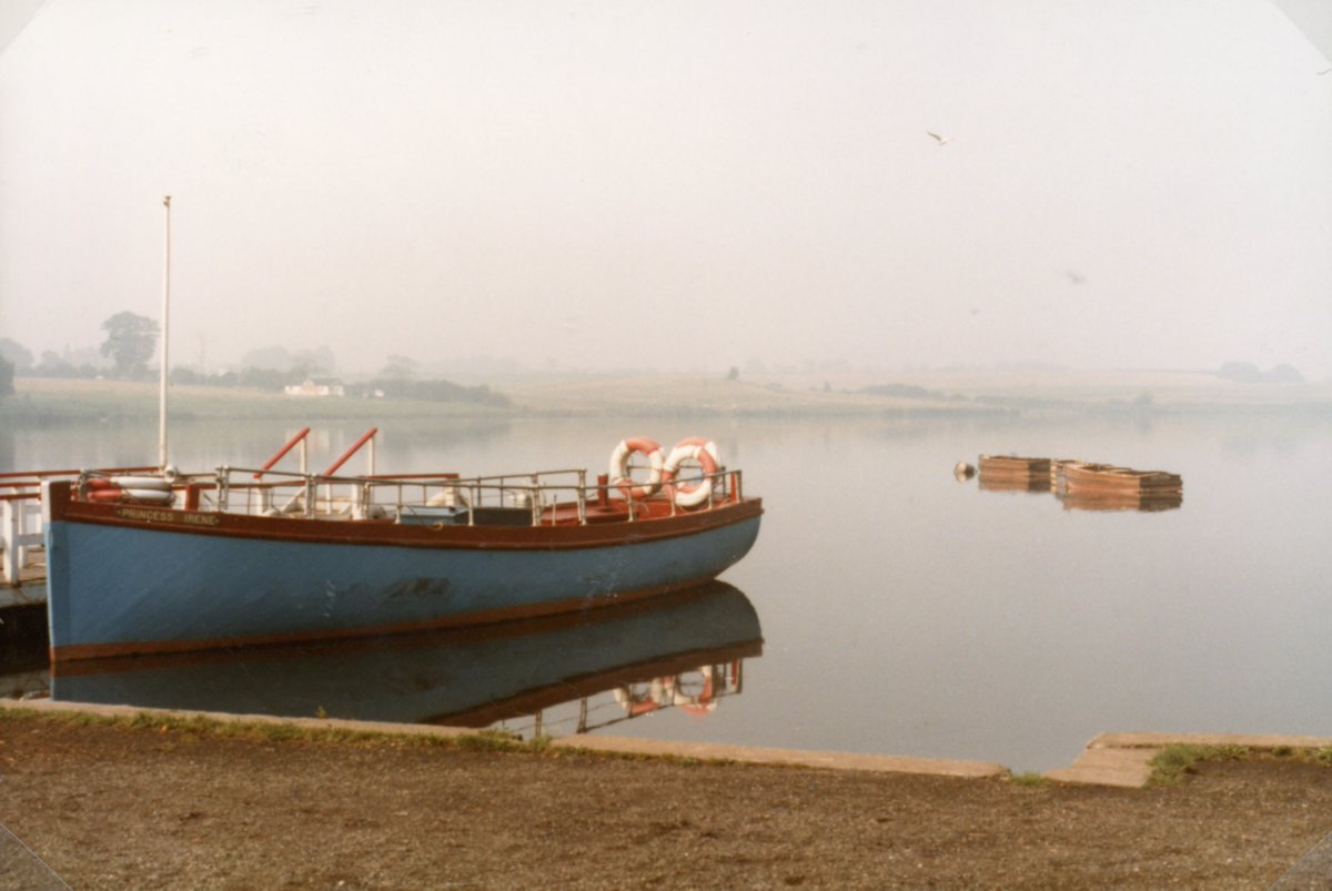 PickmereLake's tweet photo. Lovely idyllic scene showing the Princess Irene at #pickmerelake mid 1980s https://t.co/sx8Xt4yCbb