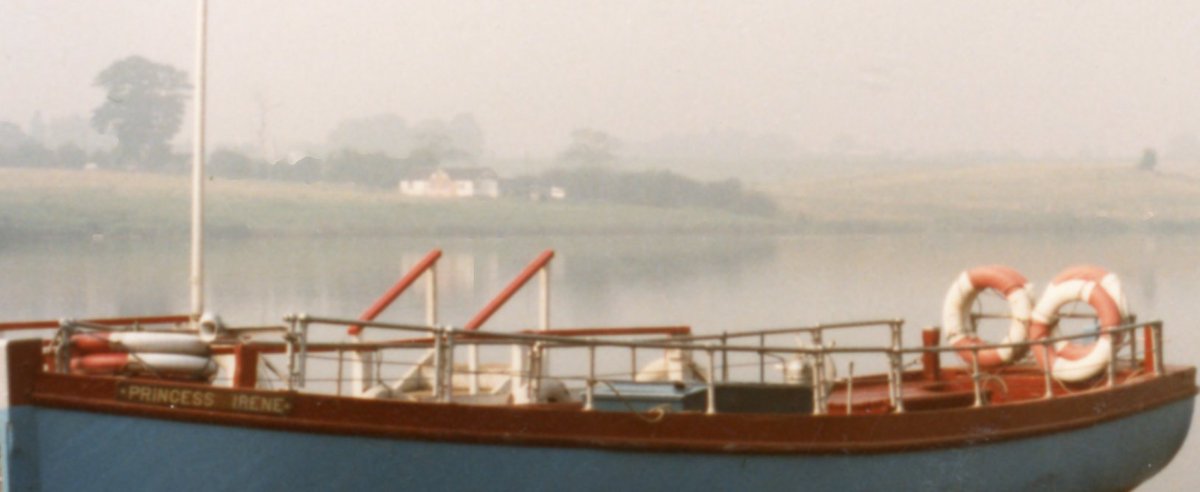 PickmereLake's tweet photo. Lovely idyllic scene showing the Princess Irene at #pickmerelake mid 1980s https://t.co/sx8Xt4yCbb