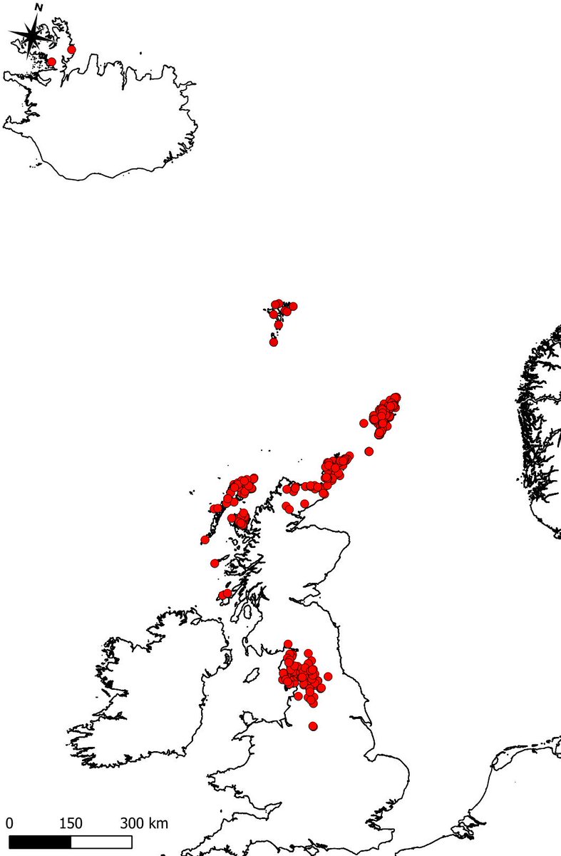 M_Ryan_Foster's tweet photo. The distribution of sætr-names in North-West England would back up the view of relatively large migration of Norwegian Viking settlers. https://t.co/emgjx9z6YG