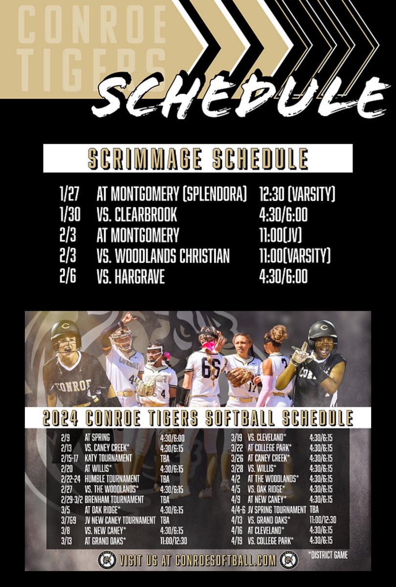 CONROESOFTBALL's tweet photo. Going to be a great season! https://t.co/nAk11fdgiL