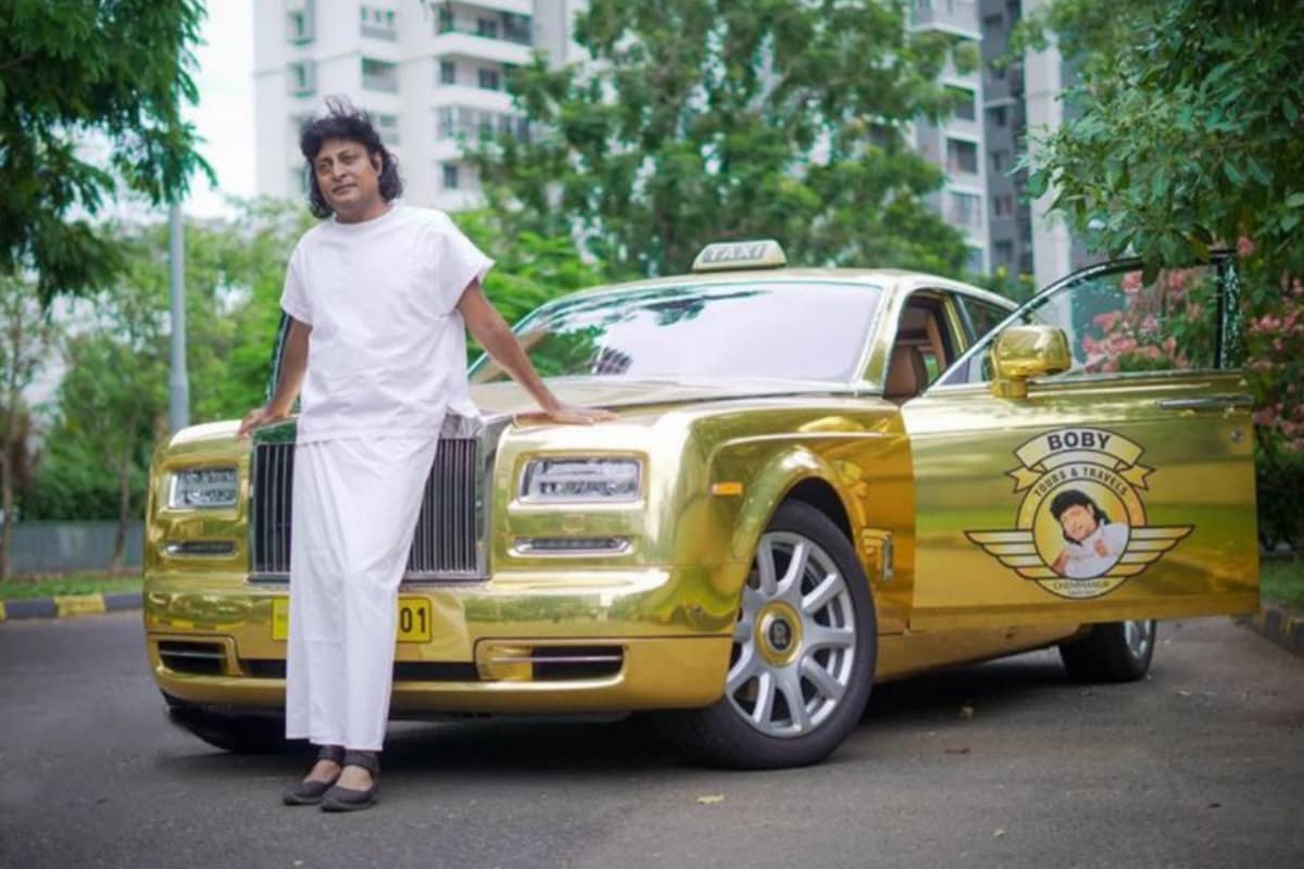 This is Boby Chemmanur, or BoChe as his fans like to call him.
 
He's the Malayali Donald Trump, with the sex scandals, gossip, insane self-promotion, total narcissism. He even bought Trump's Rolls. 

It's a wonder this guy hasn't entered politics(except it would invite scrutiny)