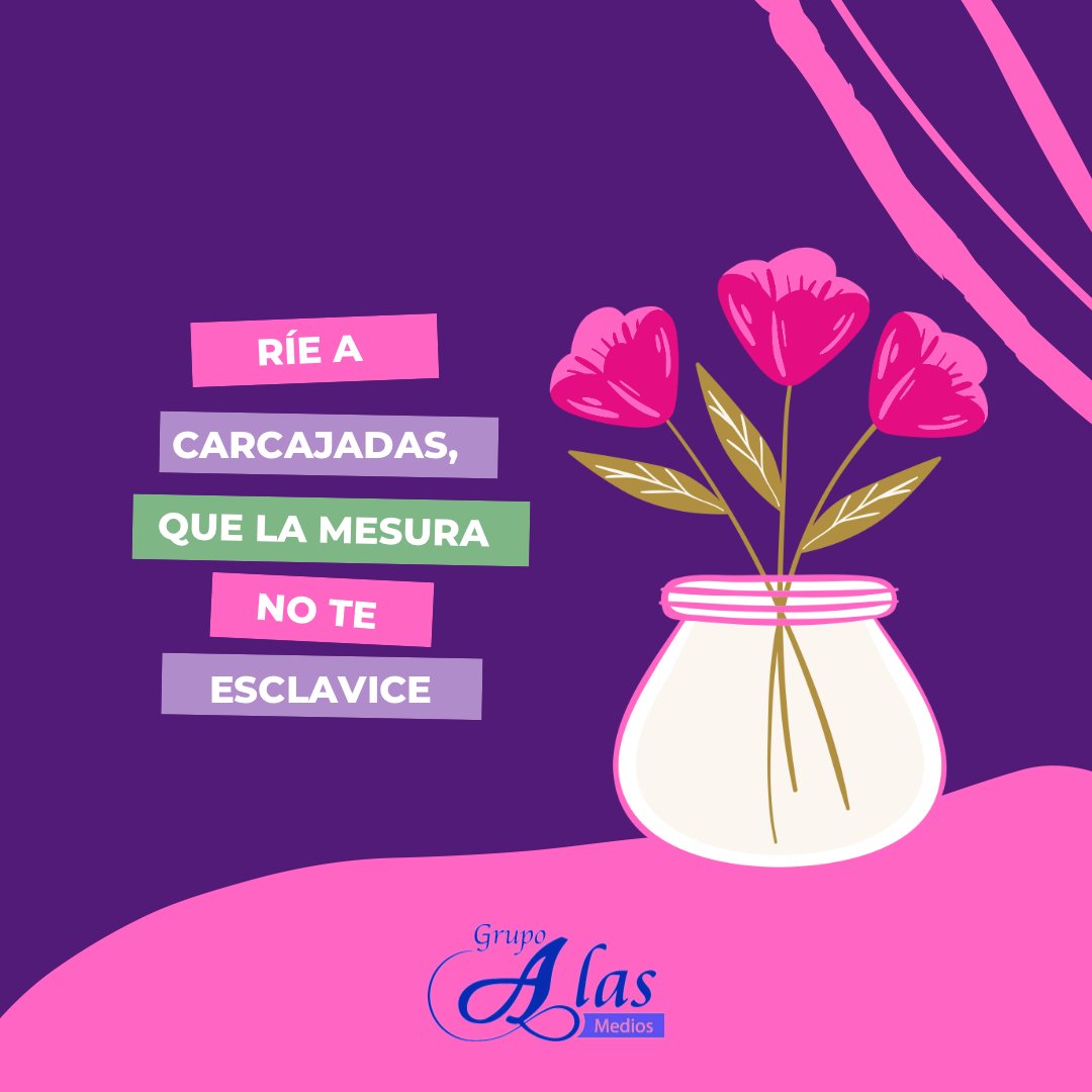 AlasMujeres's tweet image. 🟣 La #carcajada de una mujer, en ciertos ámbitos, es señal de desafío.

#ríe #rebeldía #mujeresconalas #grupoalasmedios