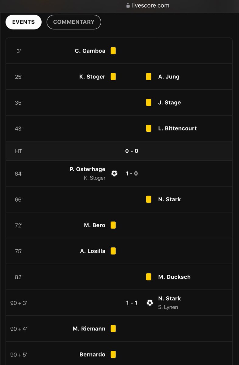 Wenn der Schiedsrichter glaubt, dass Fussball entstanden ist als man Leichtathleten mal einen Ball hingeworfen hat.
Aber gut, Bochum gegen Werder klang auch eigentlich nach der ganz feinen Klinge und nicht nach Abstiegskampf 🙄 #BOCSVW