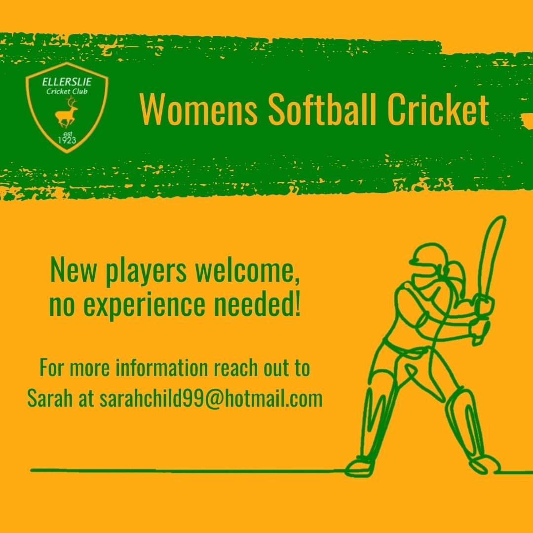EllerslieCC1923's tweet photo. Feeling inspired by the incredible summer of Women's Cricket we had last year? 🏏
Whether you're itching to pick up a bat, practice your bowling skills, or simply want to have fun, the women of the Ellerslie Women's Softball Team are eager to welcome you! 🦌 
#UElls https://t.co/YxglW7uNSB