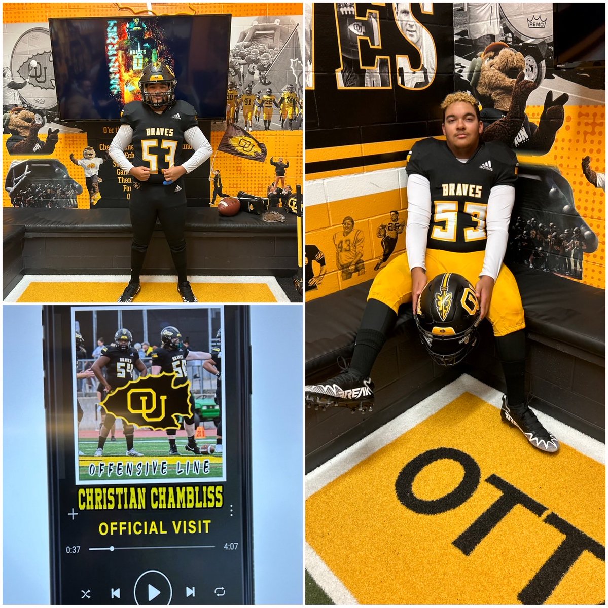 Christian Chambliss (@chambliss2024) on Twitter photo Official visit <a href="/OttawaBravesFB/">Ottawa Braves Football</a>. <a href="/CoachNickDavis/">Nick Davis</a> <a href="/Coach_CAnderson/">Coach CA</a> <a href="/ParkviewFB/">Parkview Football</a> <a href="/NCSA_Football/">NCSA_Football</a> <a href="/CoachHefNCSA/">CoachHefNCSA</a> Thank you Uncle for braving the elements with me <a href="/Coachtwyman/">Roderick Twyman</a> Official visit <a href="/OttawaBravesFB/">Ottawa Braves Football</a>. <a href="/CoachNickDavis/">Nick Davis</a> <a href="/Coach_CAnderson/">Coach CA</a> <a href="/ParkviewFB/">Parkview Football</a> <a href="/NCSA_Football/">NCSA_Football</a> <a href="/CoachHefNCSA/">CoachHefNCSA</a> Thank you Uncle for braving the elements with me <a href="/Coachtwyman/">Roderick Twyman</a>