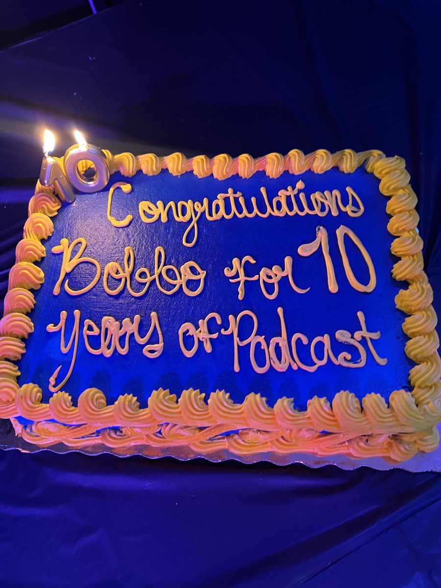 bobbofnn's tweet photo. Last night I was celebrating ten whole years of podcasting. 

I did a whole podcast and it's in my insta if you wanna watch. But my heart is so full of joy and I appreciate everyone who has been with me on this journey. https://t.co/khvkLg6Up7