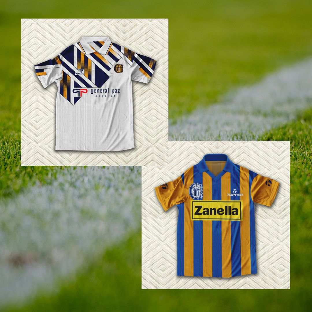 RetroFutbolNet's tweet photo. Camisetas retro de Rosario Central de los años 80s y 90s, ya disponibles en la tienda online https://t.co/UJIt3L0cJH 

RT y envíanos un DM para acceder a un cupón por el 10% de descuento https://t.co/oLY8fFyIIG