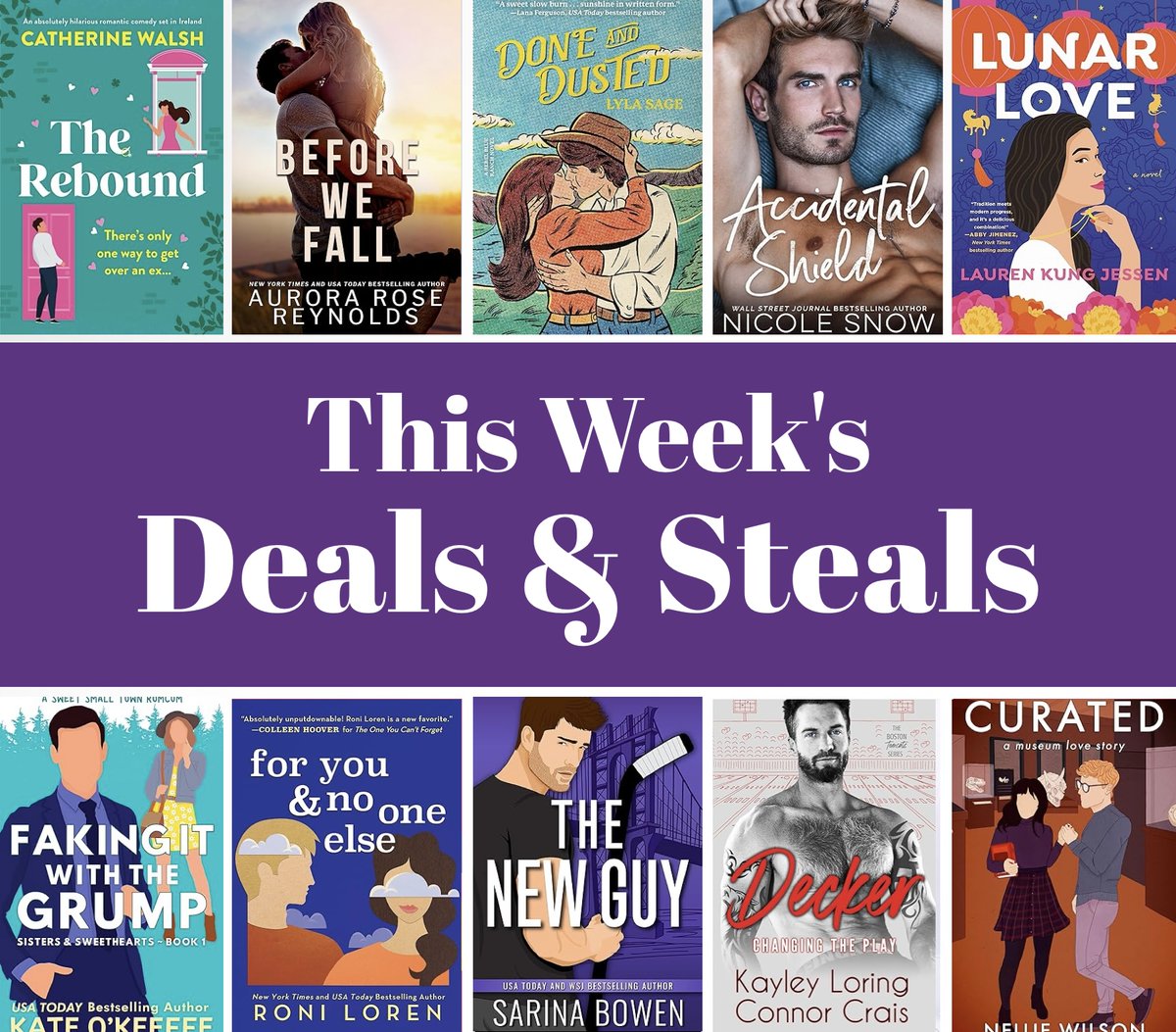 THIS WEEK'S DEALS AND STEALS!!! I've collected over 250 free/cheap #kindlebooks from romance authors. These #romancebooks are the perfect way to try out new-to-you authors. Grab them while you can!     

Complete list at: jeevesreads.com/freebies-deals/

#RomanceReaders #romancenovels
