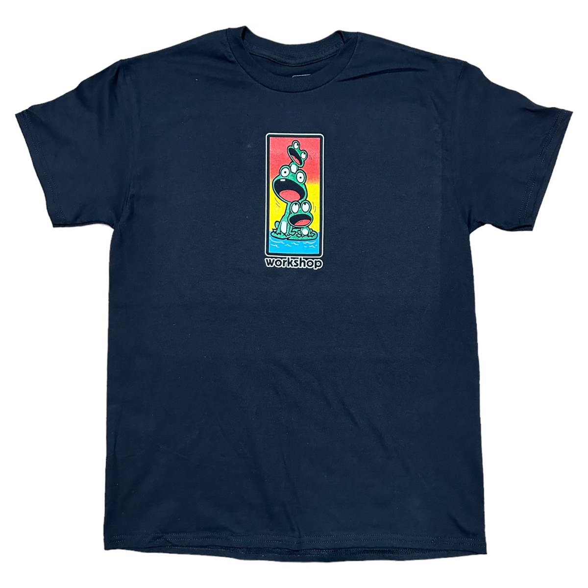 willysworkshop's tweet image. NEW “FROGS” BLACK VINTAGE WASH/ SILK SCREENED BLACK T-SHIRT NOW AVAILABLE ON 📡 willysworkshop.com #WillysWorkshop #SakyanAtWasakin