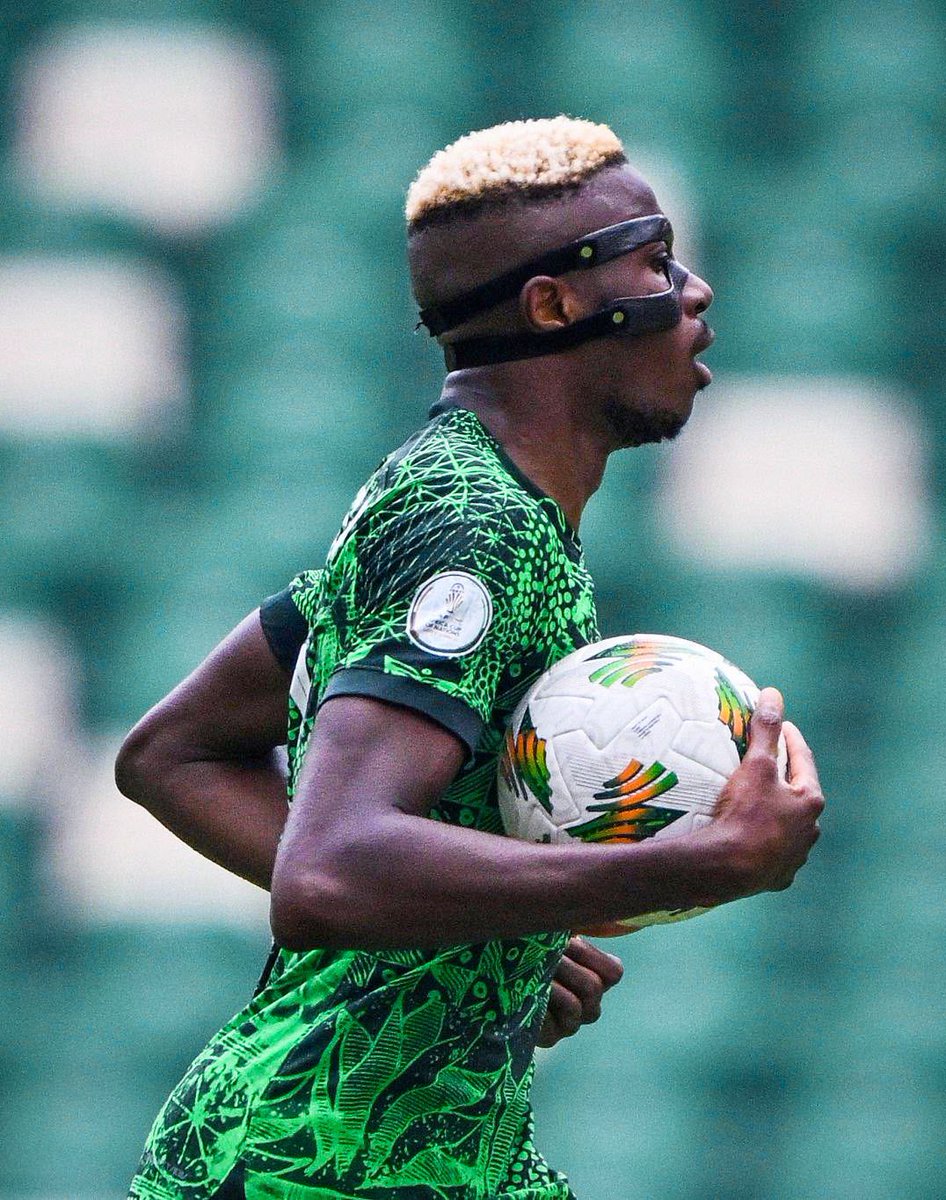 #Osimhen ha segnato subito al debutto in #CoppadAfrica con la Nigeria ⚽️🇳🇬