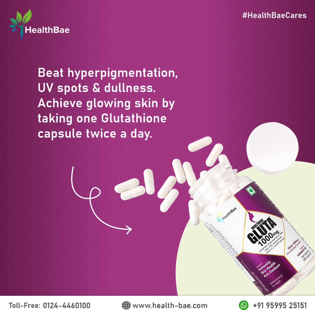 HealthBaeIndia's tweet photo. Now that you know the importance of Glutathione, it’s time to get started. 💫 (2/2)
.
.
.
#HealthBae #skincare #skincareproducts https://t.co/VANNRGhK2u
