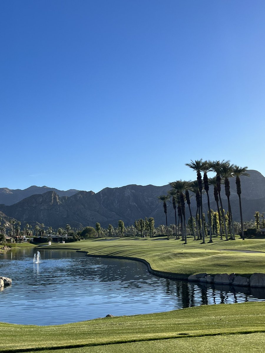 The Club at Morningside. A solid track with some good green complexes and big Nicklaus bunkering. Managed to avoid the 20 acres of lakes for the most part. A fun 18 hole layout in Rancho Mirage.