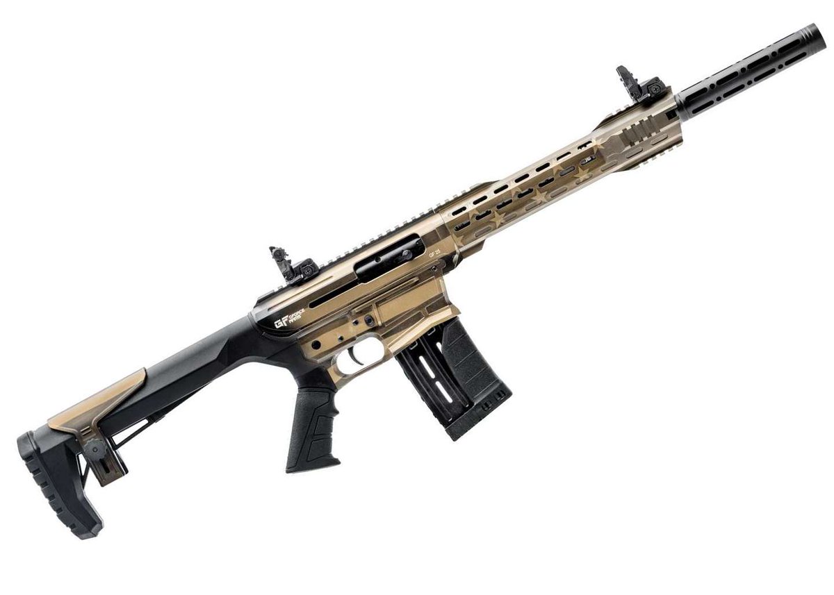 PartnersMad's tweet photo. GForce Arms G25 (12 GA)
Rugged &amp; Dependable Semi Auto Shotgun
Beautiful American Flag Bronze Cerakote
Folding Front/Rear Sights, Picatinny Rail
M-LOK Forend, Manual Safety, Mag Fed (5+1)
https://t.co/3AMhtNRKFg https://t.co/EOWL33j6Xu