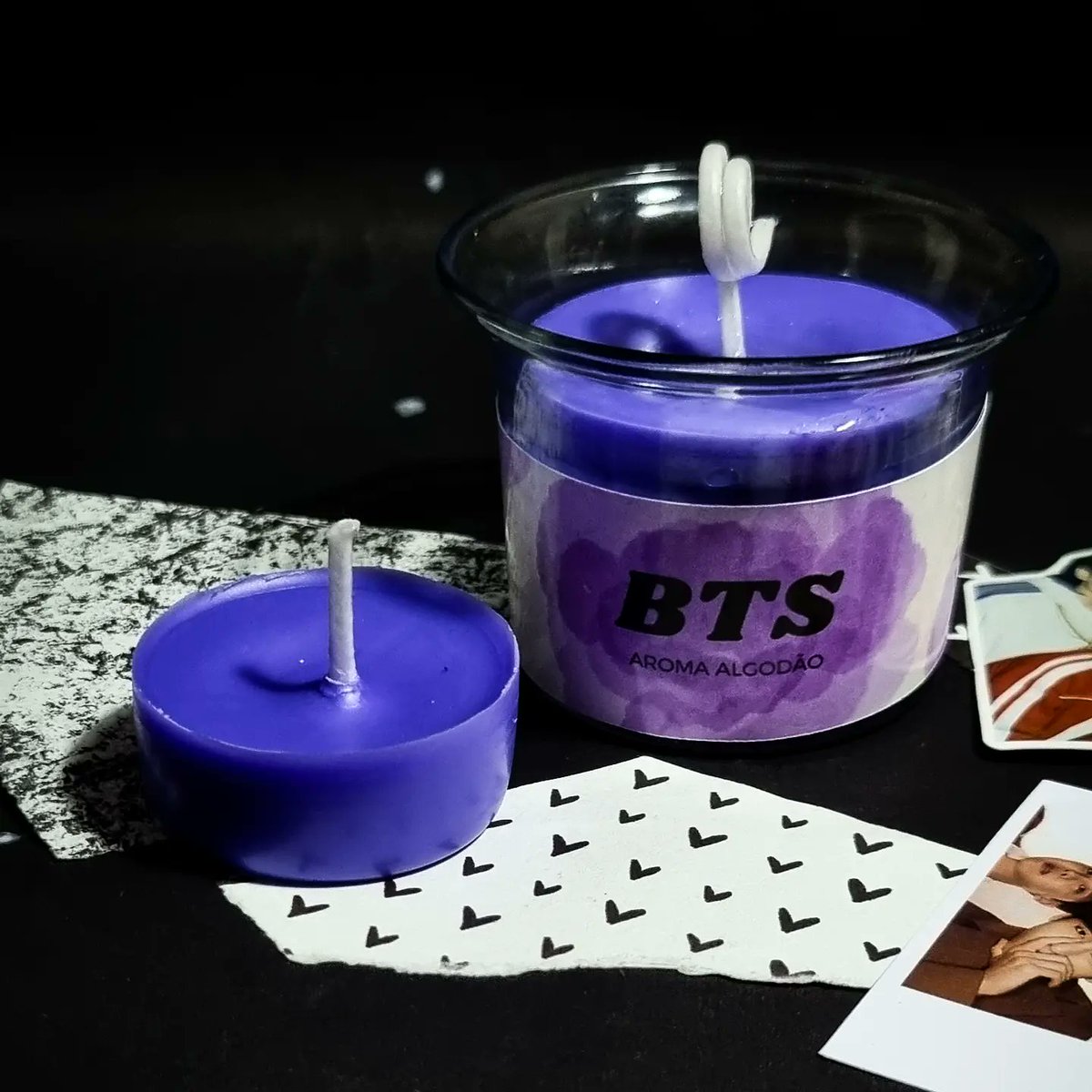 essa encomenda foi incrível demaaais, produção de 3 velas lindas do BTS, THE ROSE e ATEEZ 🤍✨️

o processo foi super personalizado, desde as cores, aromas e as etiquetas foram escolhidas pela cliente ✨️

 me conta, qual a sua vela favorita? 🤍