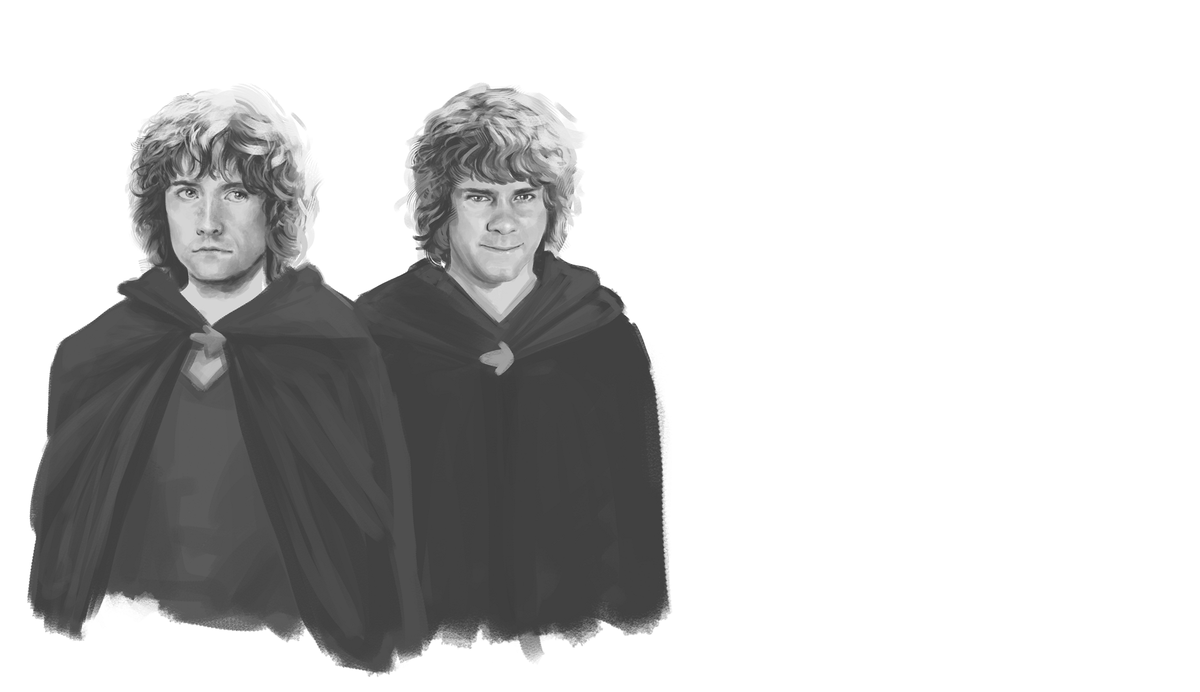 _ManuelaRS's tweet photo. 'The 4 Hobbits Project' loading... ⌛️ 
#LordOfTheRings #Hobbit #Hobbits #fanart #lotr #digitalart https://t.co/YfWtVFVT75
