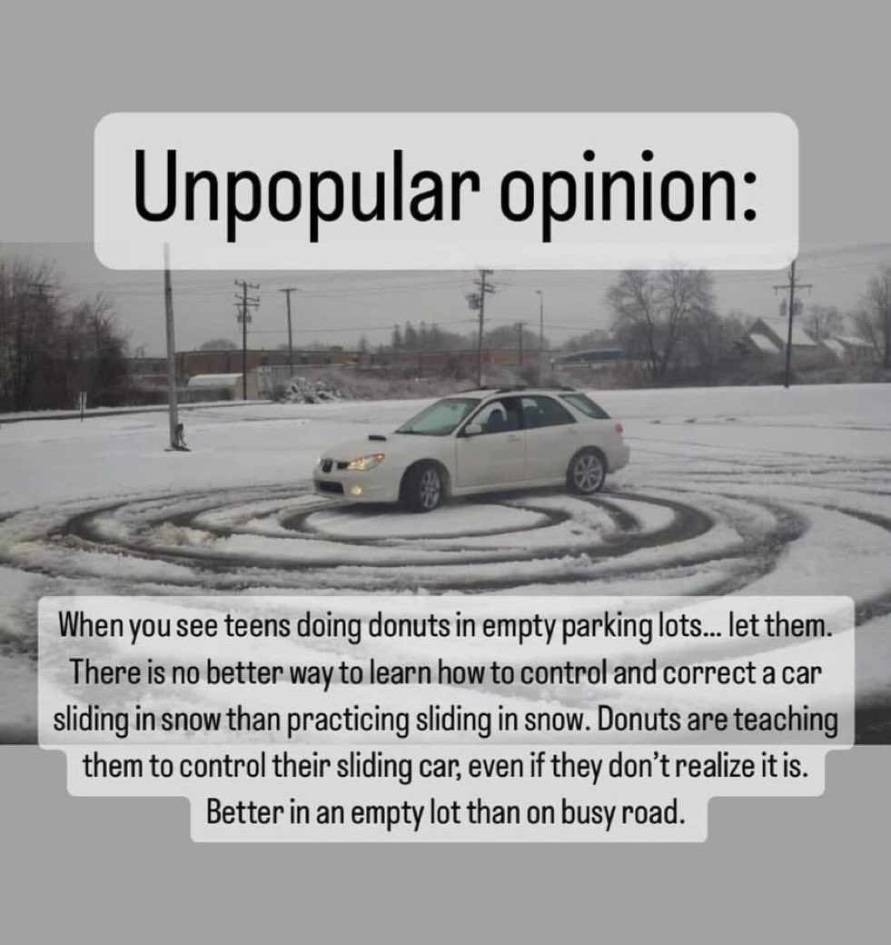 Facts.

In fact everyone should do this.