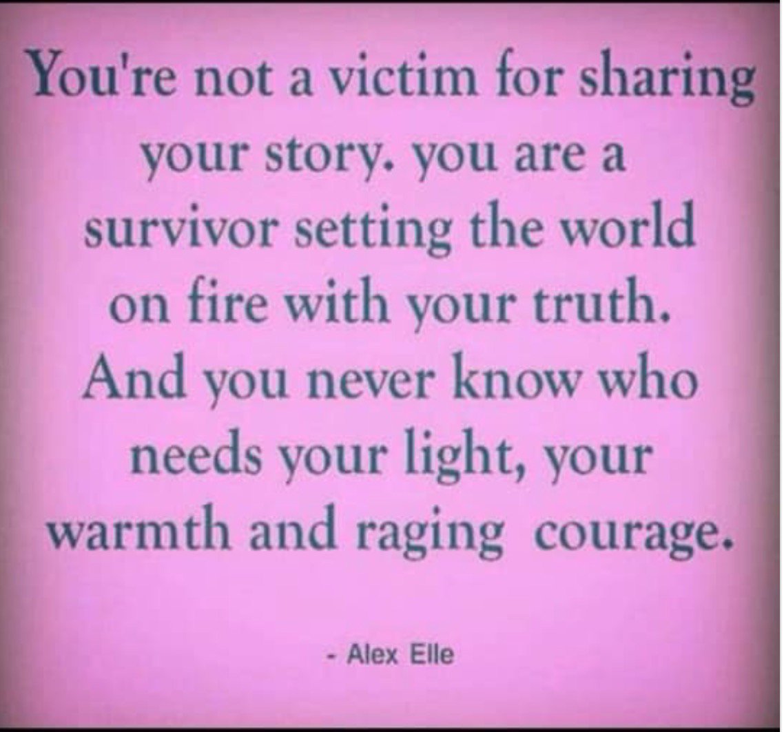 Please re-Tweet if you agree: Sharing our stories fights stigma, enlightens others and gives them permission to enter our world, and helps people on a similar journey feel less alone.

#Alzheimers #dementia #mentalhealth #caregiving #quote