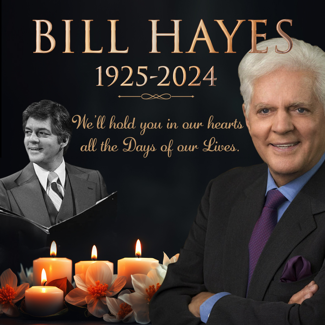 DaysPeacock's tweet image. #RIPBillHayes #DaysofourLives #Days