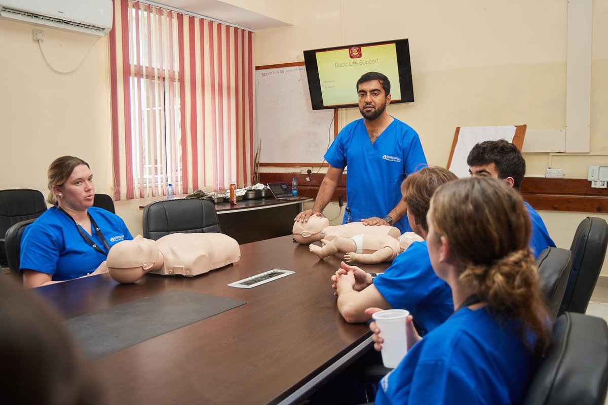 IMAFoundation's tweet image. Interns at IMA actively participate in Clinical Simulation Sessions, a vital aspect of providing practical skills crucial for real-world situations. One noteworthy session is the simulation... More: ow.ly/ulo450QqKPR

 #studyabroad #internshipsabroad #premed #kenya