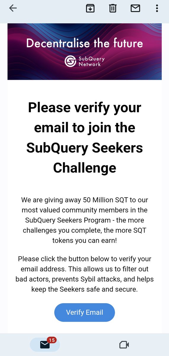 iamfayvoh's tweet photo. @SubQueryNetwork #2. Click on airdrop claim
#3. Connect wallet and sign signature request
#4. Input your email and click sign up
#5. Check your email for a link and verify
#6. All done. 

Now you have to do tasks to earn points, the more challenges you complete, the more $SQT tokens you can earn! https://t.co/qov2VxWEZW