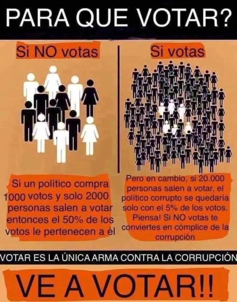 AQUÍ ESTÁ MUY CLARO! 
#SalAVotar2024 
O NOS LEVANTAMOS O NOS ACABAMOS DE HUNDIR…. #Mexico NO ESTÁ BIEN, NO ESTÁ MEJOR! ESTA PEOR QUE NUNCA. #AMLO ENGAÑÓ AL PUEBLO, AHORA EL PUEBLO DEBE MANDARLO A LA CHINGADA Y PENSAR LO QUE ES MEJOR PARA TODOS 
#XochitlGalvezPresidenta2024 🤍🇲🇽