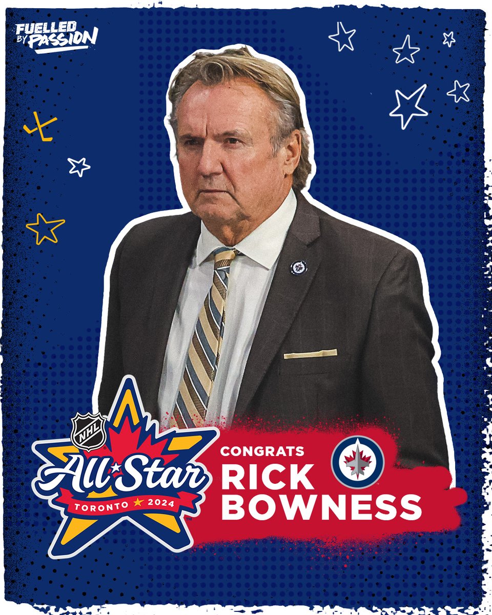 We think ⭐️ ALL-STAR COACH Rick Bowness ⭐️ has a nice ring to it 🥳