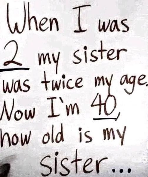 How old is the sister?