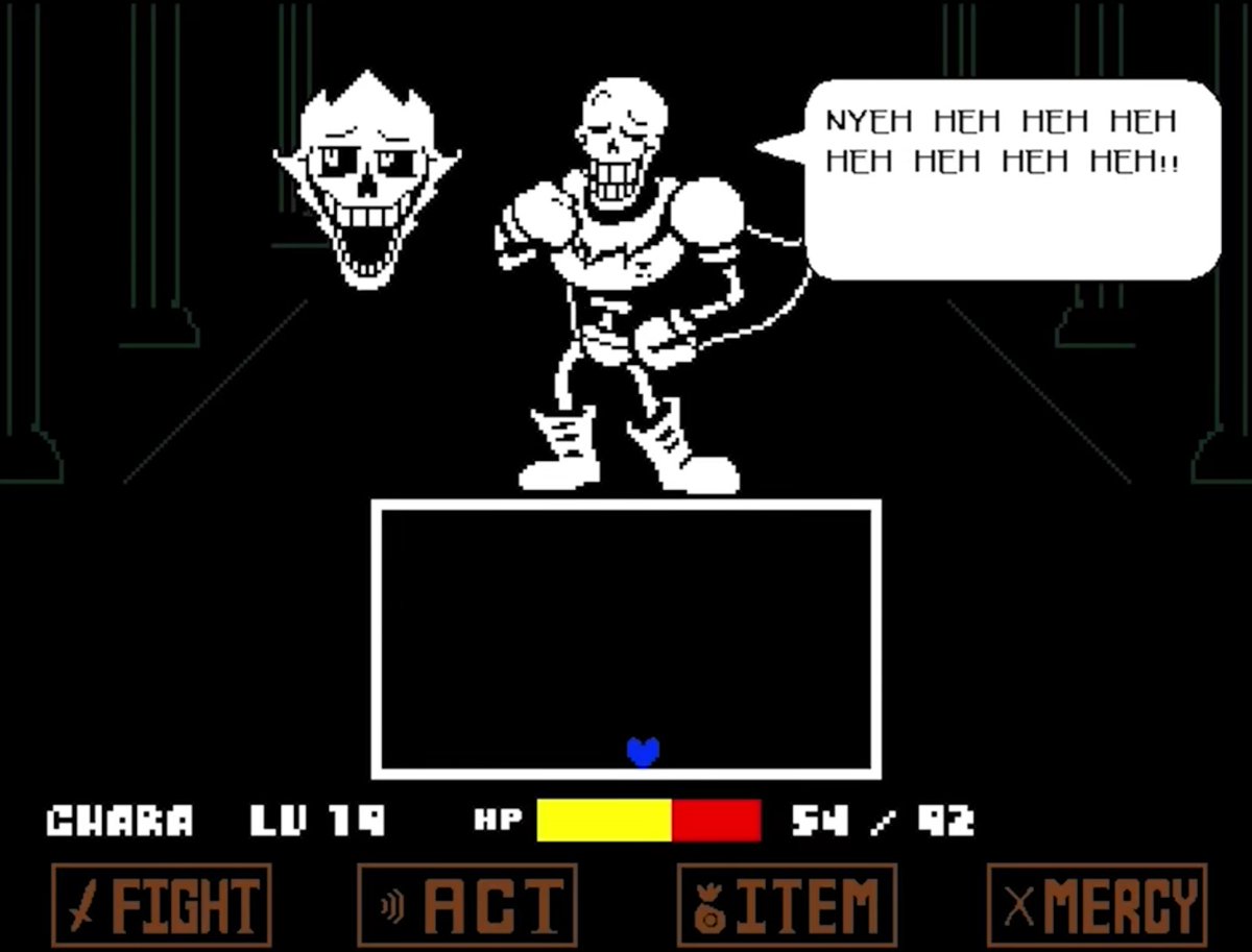 Papyrus Rage Cool Papyrus Gaster Blasters