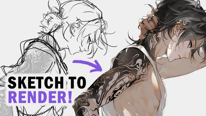 New Video! Full Drawing Process on YouTube :3 