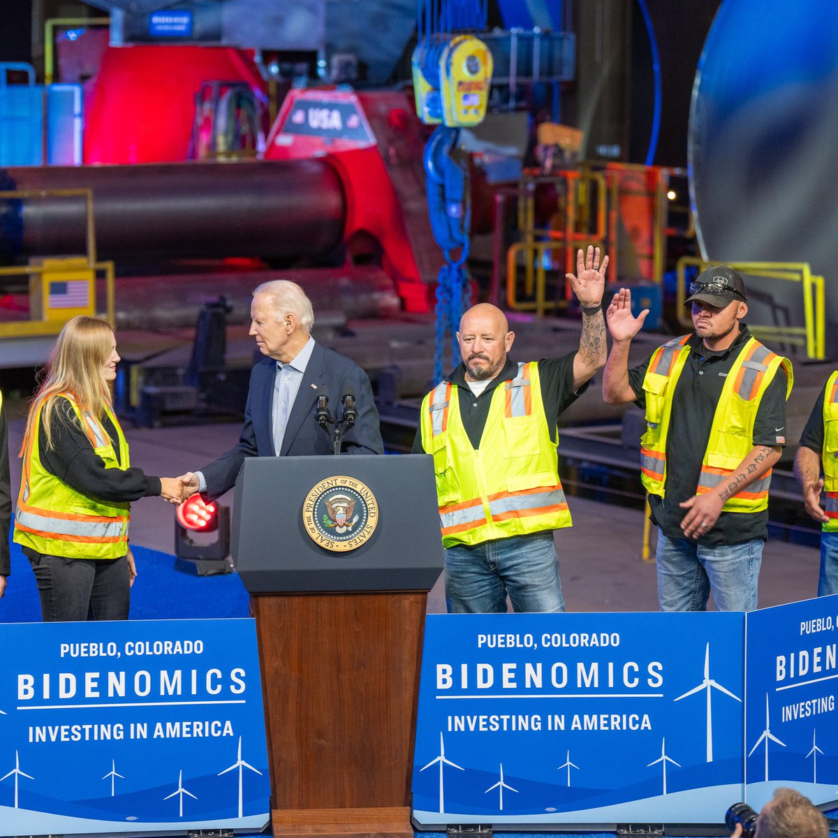 I said we’d invest in all of America—and we are. We have more to do, but the results are clear: Over 14 million jobs, record economic growth, and the lowest inflation rate of any major economy in the world.