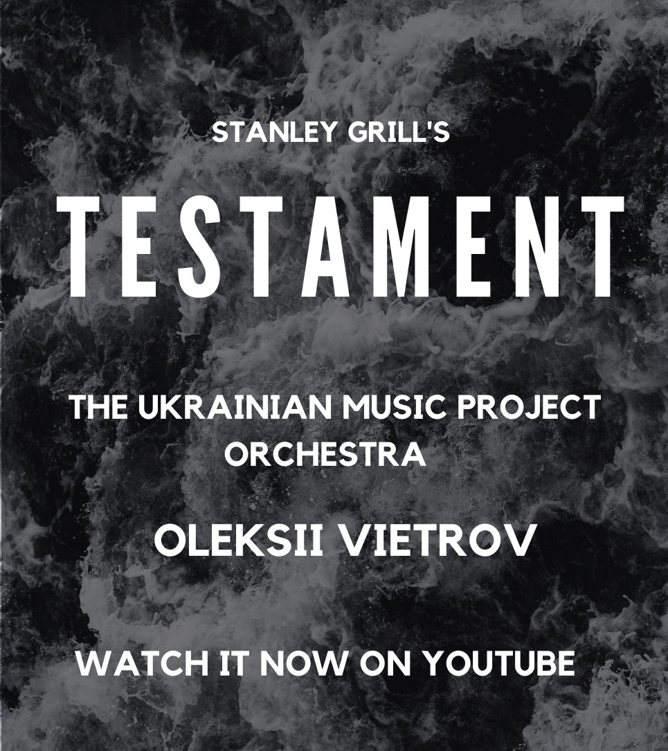 UkrainianMusic2's tweet photo. Watch Stanley Grill’s Testament / Zapovit here: https://t.co/fElE0I8pNb

#Ukraine #ClassicalMusic #music #TarasShevchenko #Music #concert #freeconcert #premiere #war #poetry https://t.co/aLdJgog5NQ