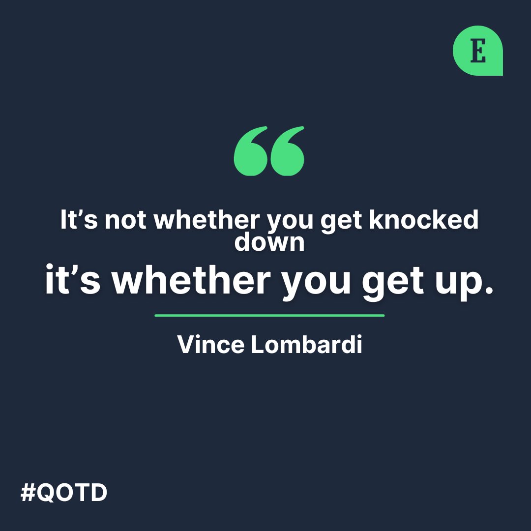 Keep getting up!

#qotd