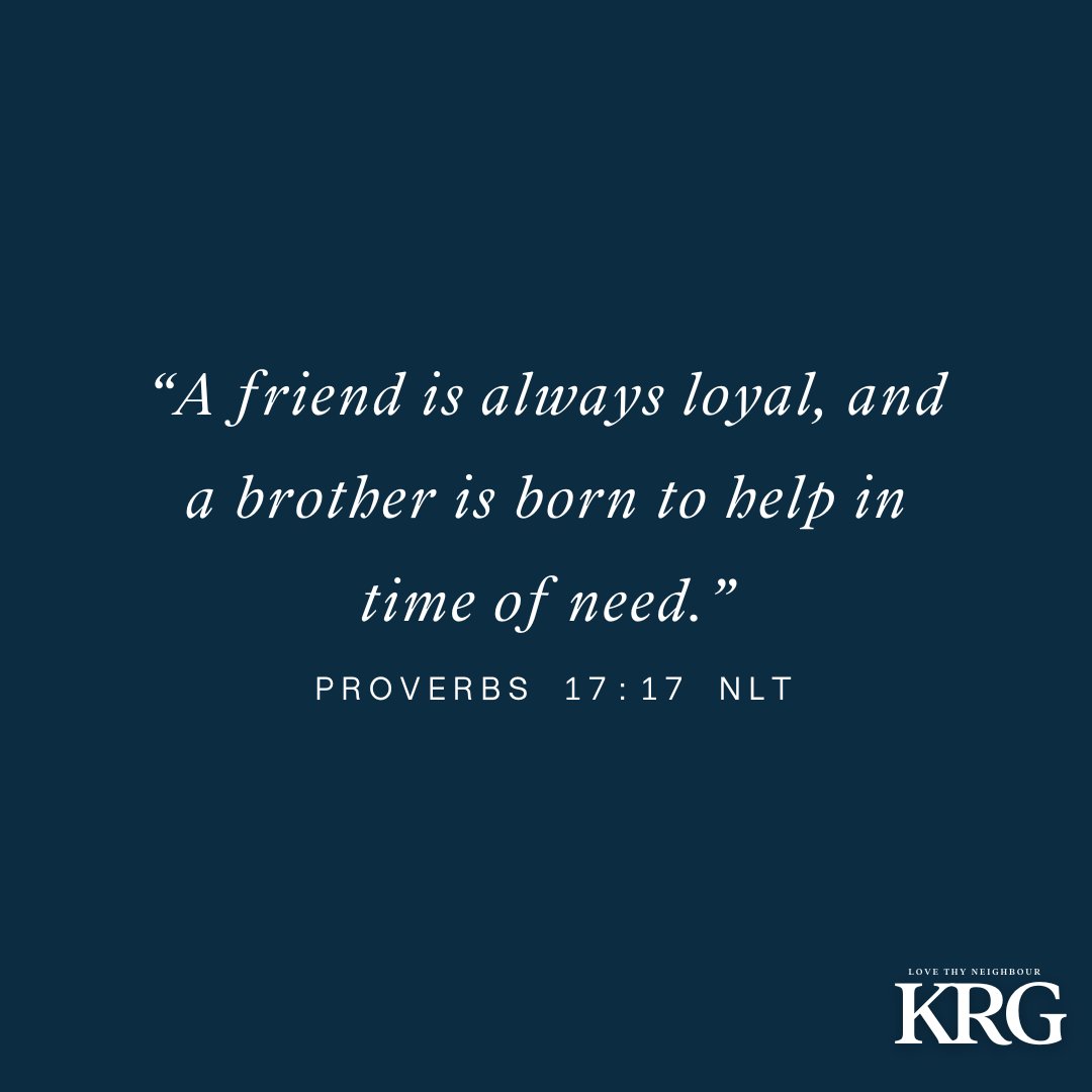 Let us cherish the beauty of such friendships that mirror the divine love and support highlighted in this verse, where loyalty and assistance intertwine, creating a tapestry of genuine and enduring connections. 

Happy Sunday. 🌟