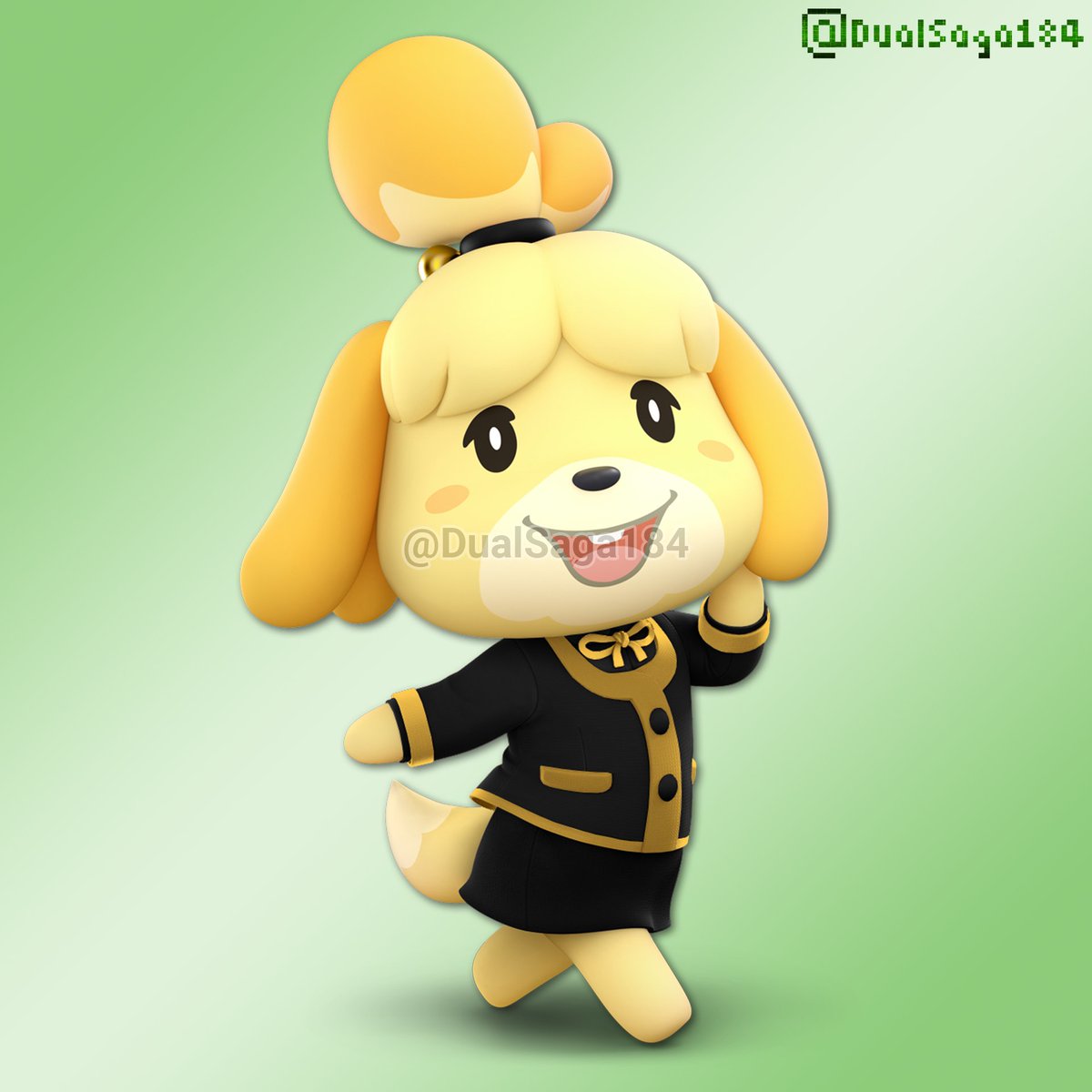 Black and Gold Isabelle (Summer and Winter) #SaveSmash